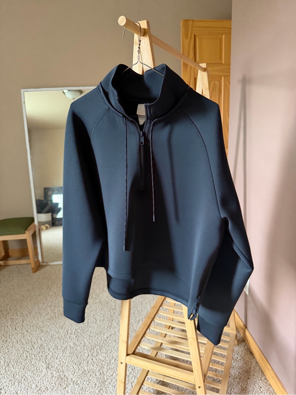 Lole Black Half-Zip Pullover Top